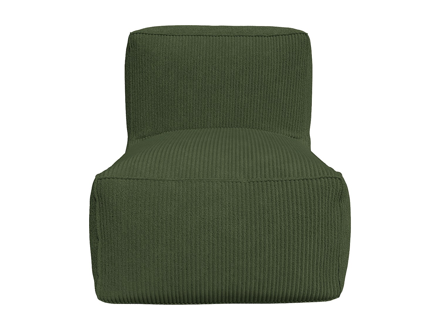 Vente-unique Sessel - Cord - Grün - Noumara