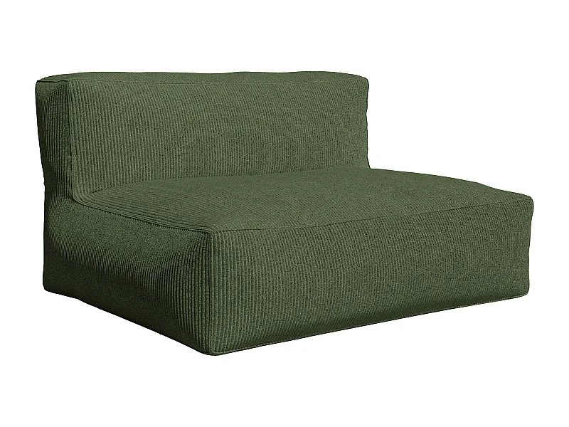 Sofa 2-Sitzer - Cord - Grün - NOUMARA