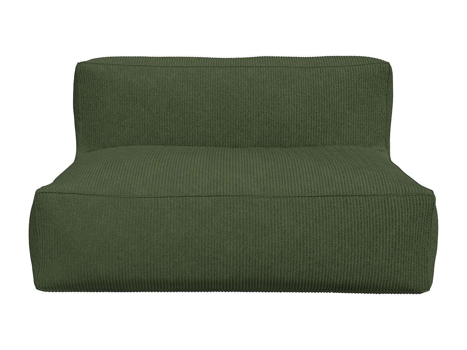 Sofa 2-Sitzer - Cord - Grün - NOUMARA günstig online kaufen