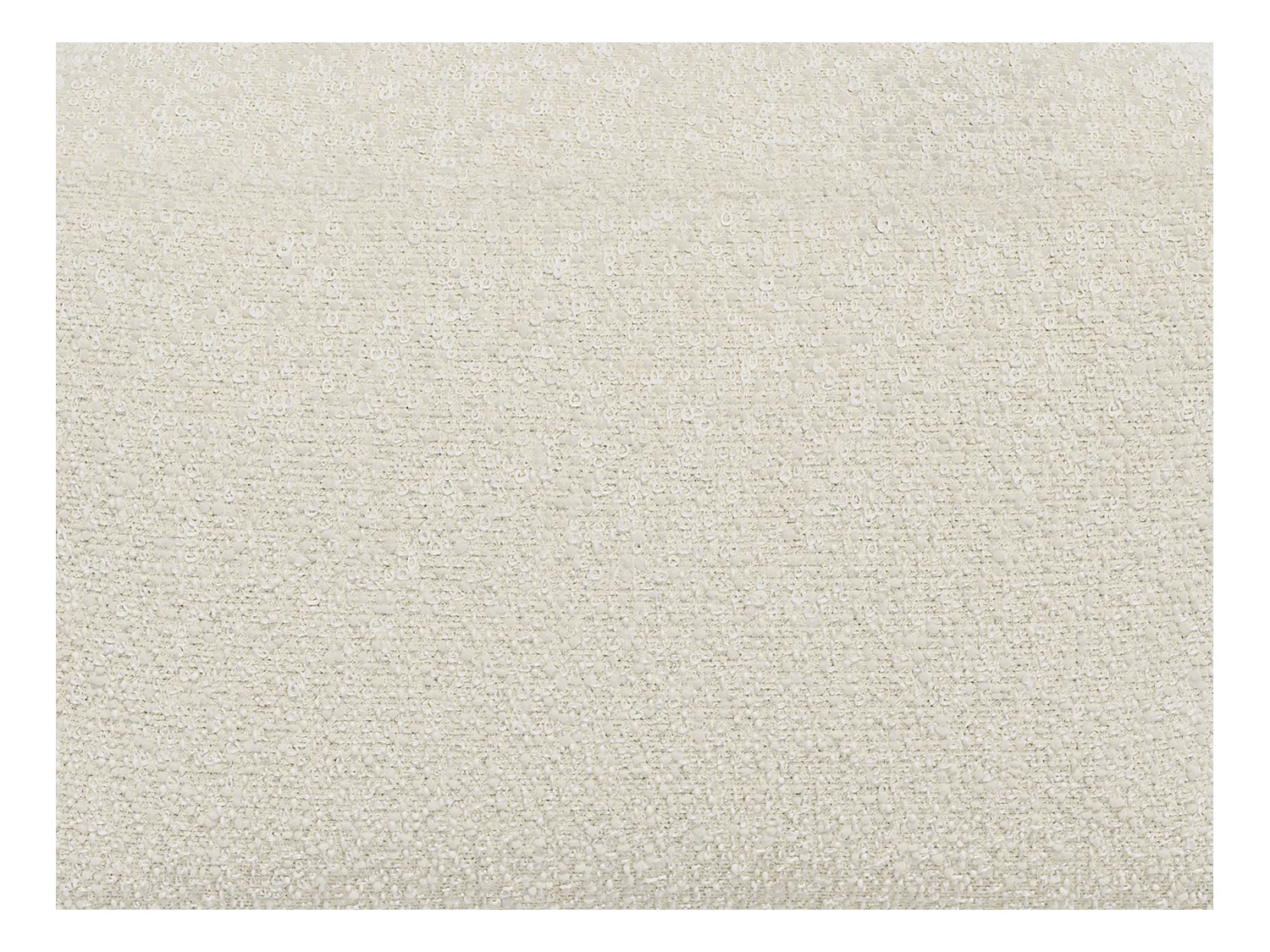 Fauteuil van beige boucléstof NOUMARA