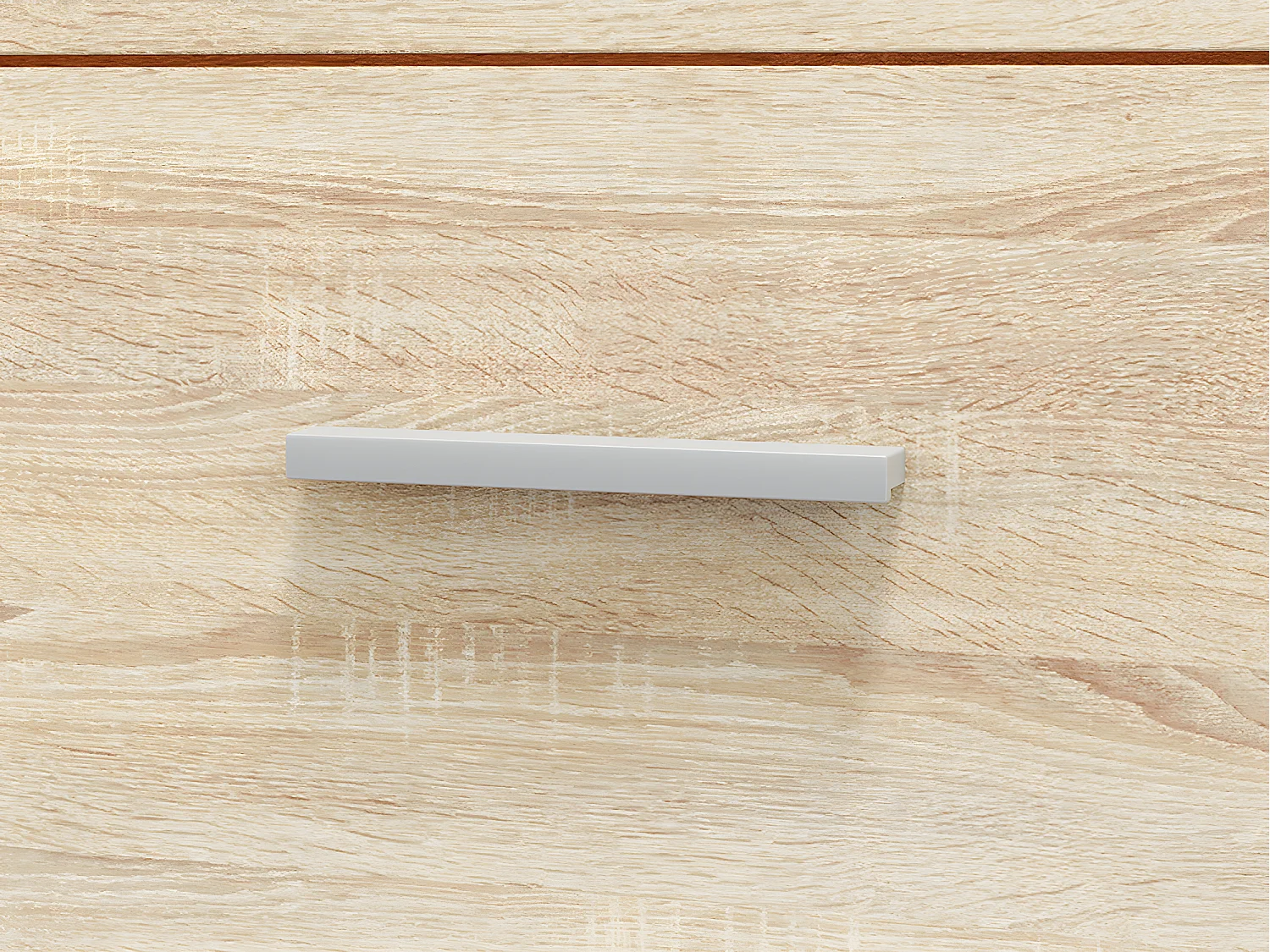 VITRINE Avo Eiche Sonoma, Absetzung austauschbar 48 / 34 / 200cm