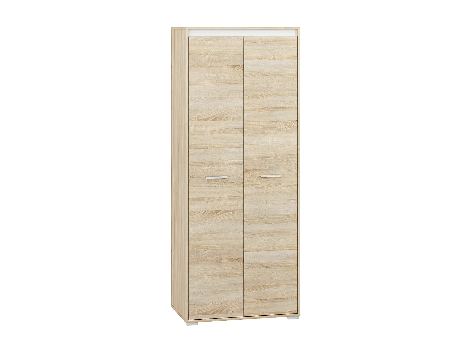 KLEIDERSCHRANK Avo Sonoma Eiche, Absetzung austauschbar  80 / 50 / 200cm