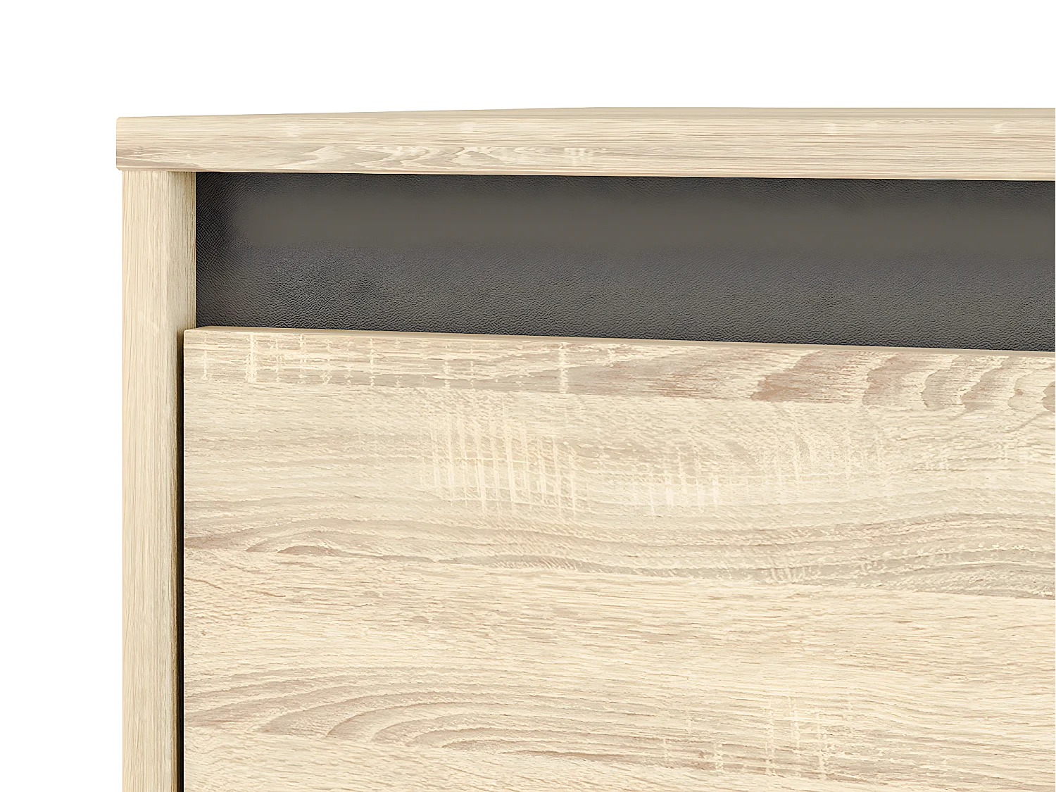 KLEIDERSCHRANK Avo Sonoma Eiche, Absetzung austauschbar  80 / 50 / 200cm