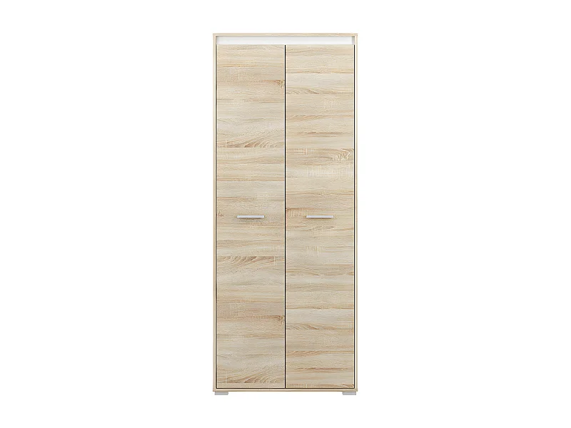 KLEIDERSCHRANK Avo Sonoma Eiche, Absetzung austauschbar  80 / 50 / 200cm