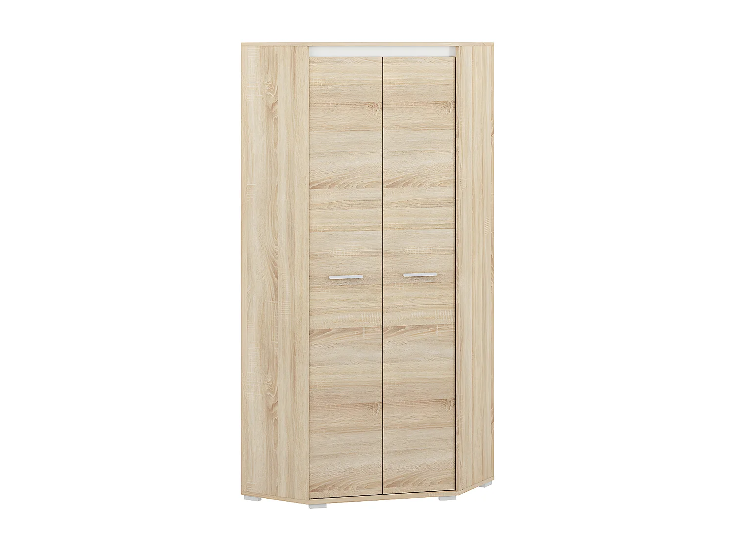 ECKSCHRANK Avo Sonoma Eiche, Absetzung austauschbar 82 / 82 / 200cm
