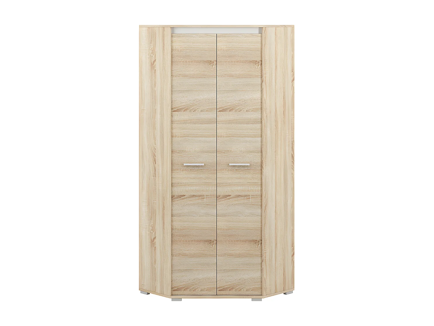 ECKSCHRANK Avo Sonoma Eiche, Absetzung austauschbar 82 / 82 / 200cm