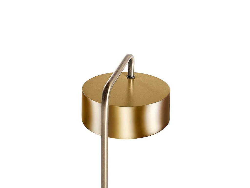 Vloerlamp met art-decostijl van metaal - L35 x H150 cm - Goud met messingeffect - OTILIE