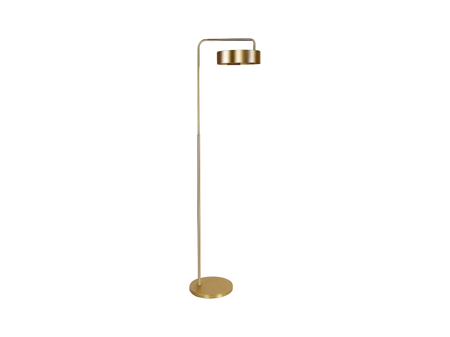 Stålampe i art deco-stil i metall - L. 35 x H. 150 cm - Forgylt messingfarget effekt - OTILIE
