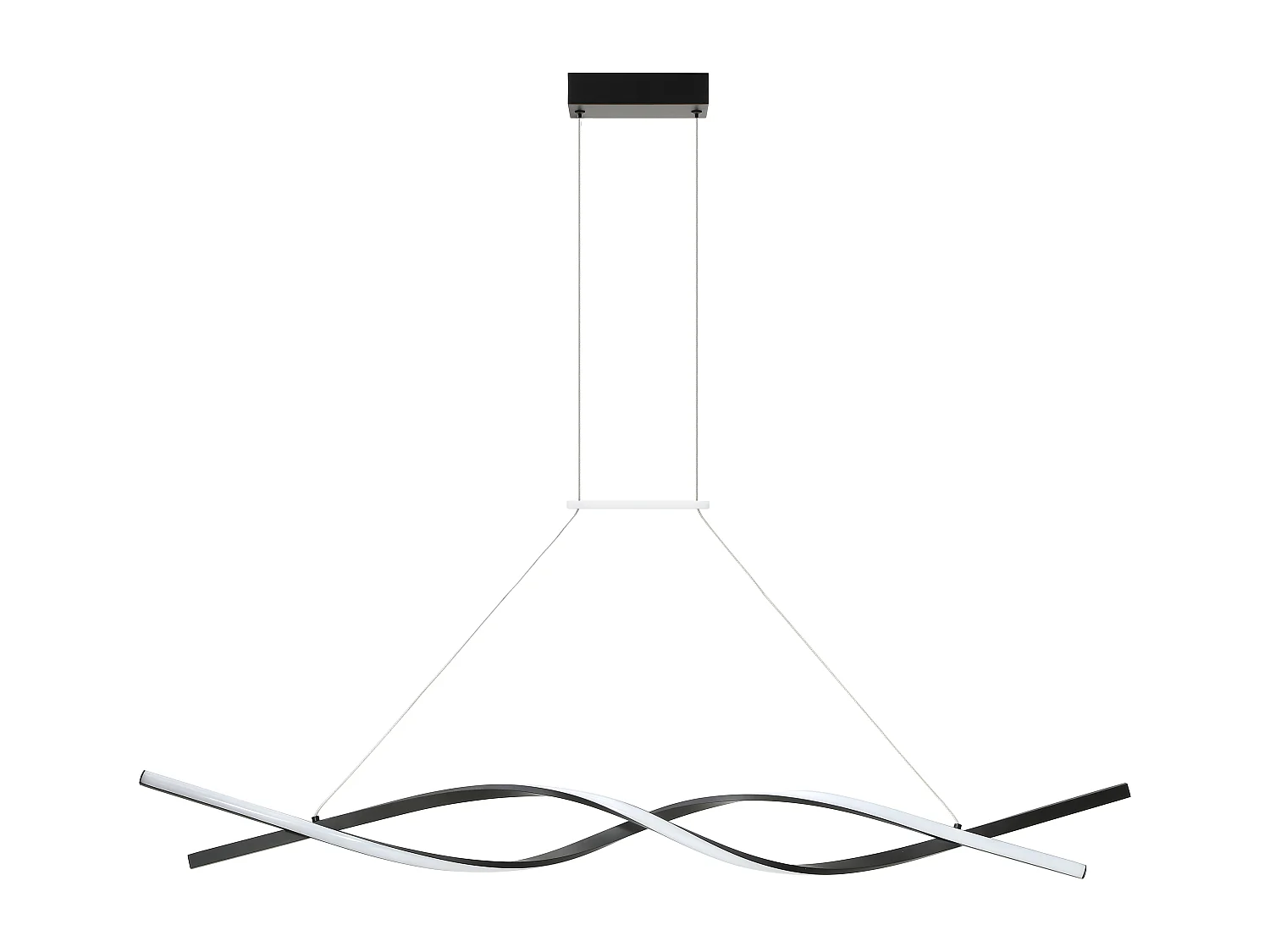 Suspension design LED - L.120 x H.106 cm - Noir - OLOMA