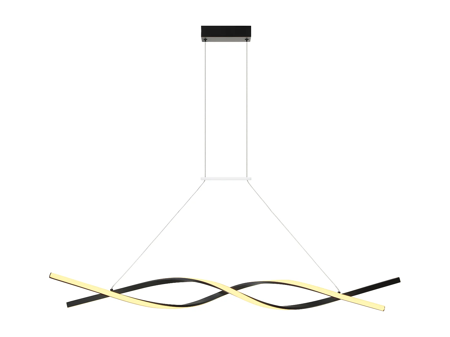 Suspension design LED - L.120 x H.106 cm - Noir - OLOMA