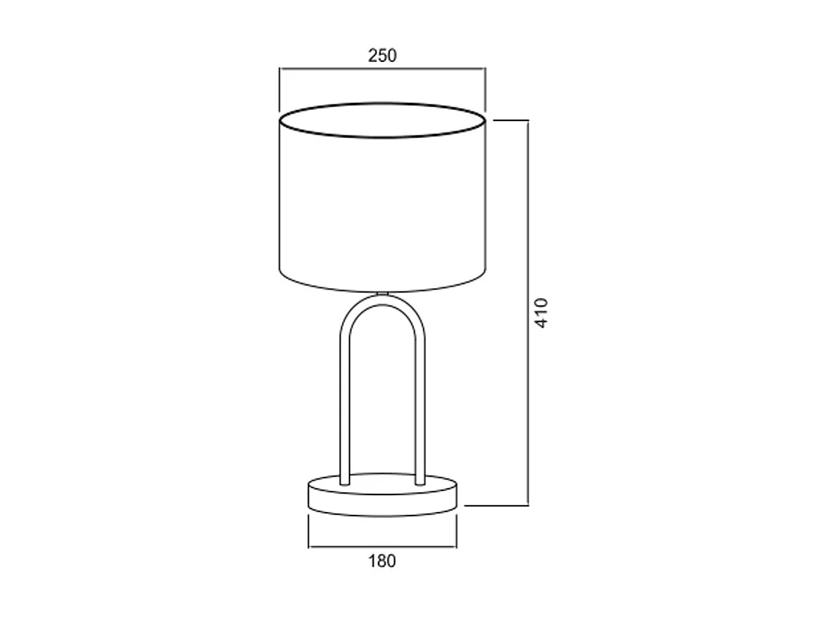 Lampe à poser en acier et marbre - D. 25 cm x H. 41 cm - Bleu canard - NOUR