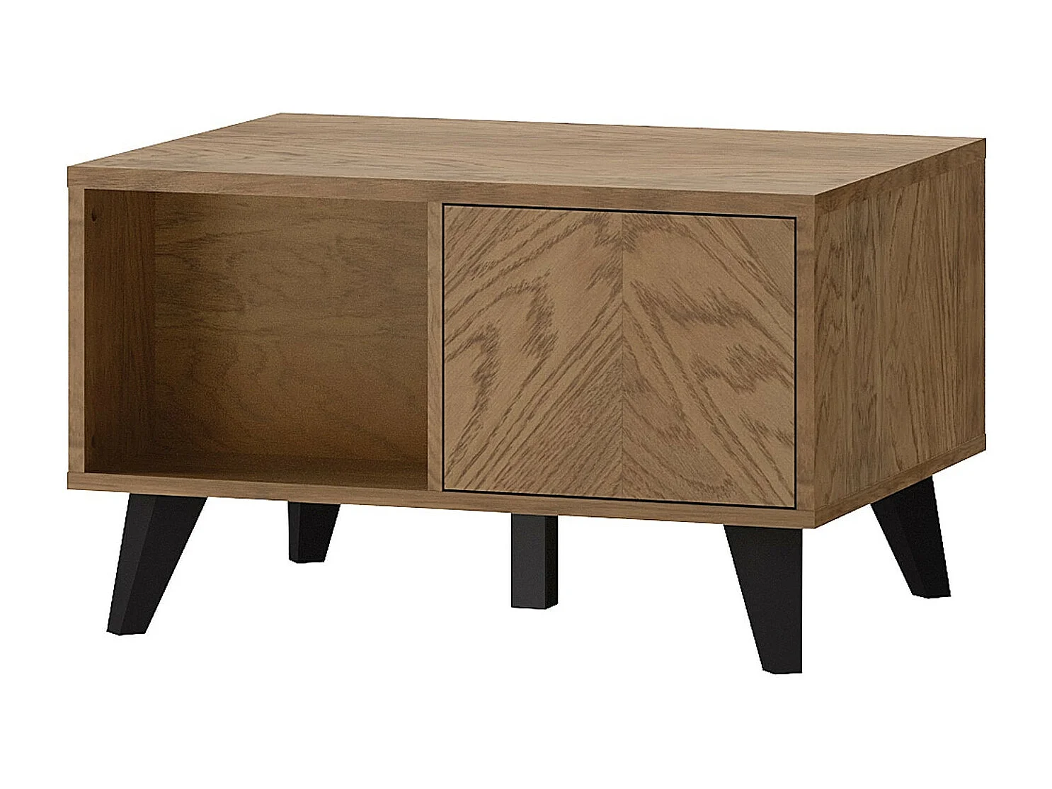 COUCHTISCH Cozy Eiche Rustikal 80 / 60 / 48cm