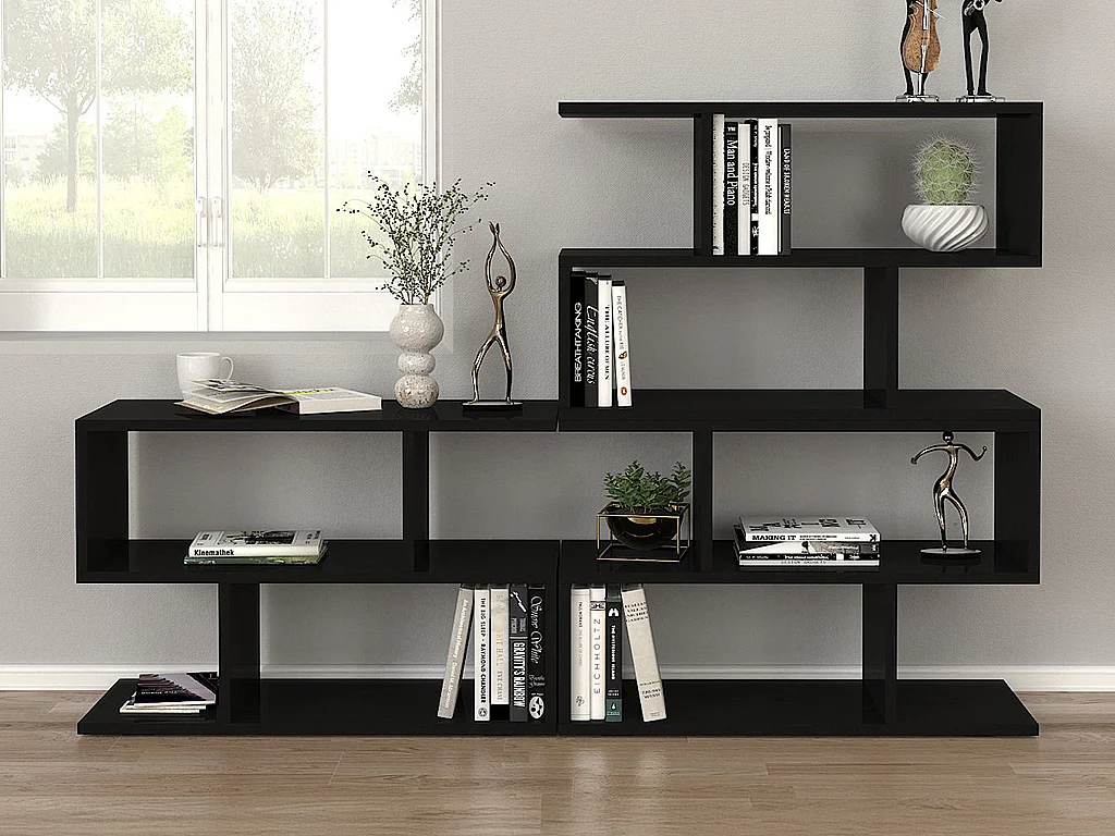 Etagère basse - Noir - ULDAN