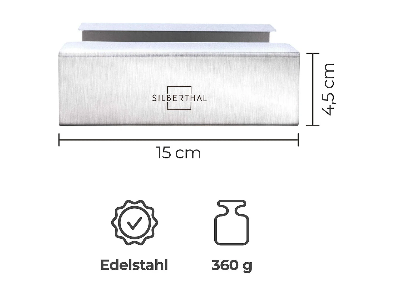 SILBERTHAL Stövchen für Teekanne - Edelstahl -