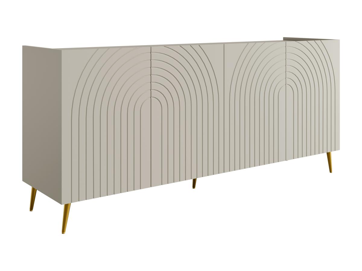 Sideboard mit 4 Türen - Beige - NORSIM von Pascal Morabito günstig online kaufen