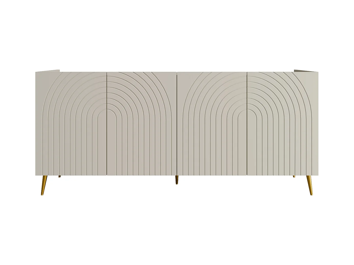 Aparador con 4 puertas - Beige - NORSIM de Pascal Morabito