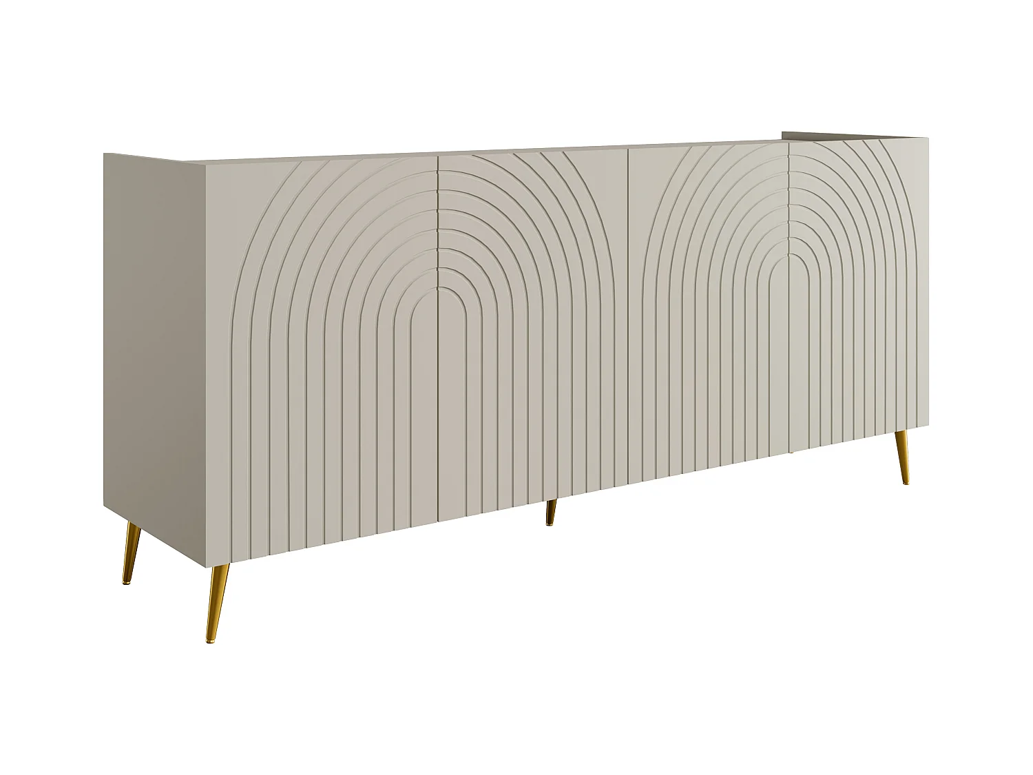 Aparador con 4 puertas - Beige - NORSIM de Pascal Morabito