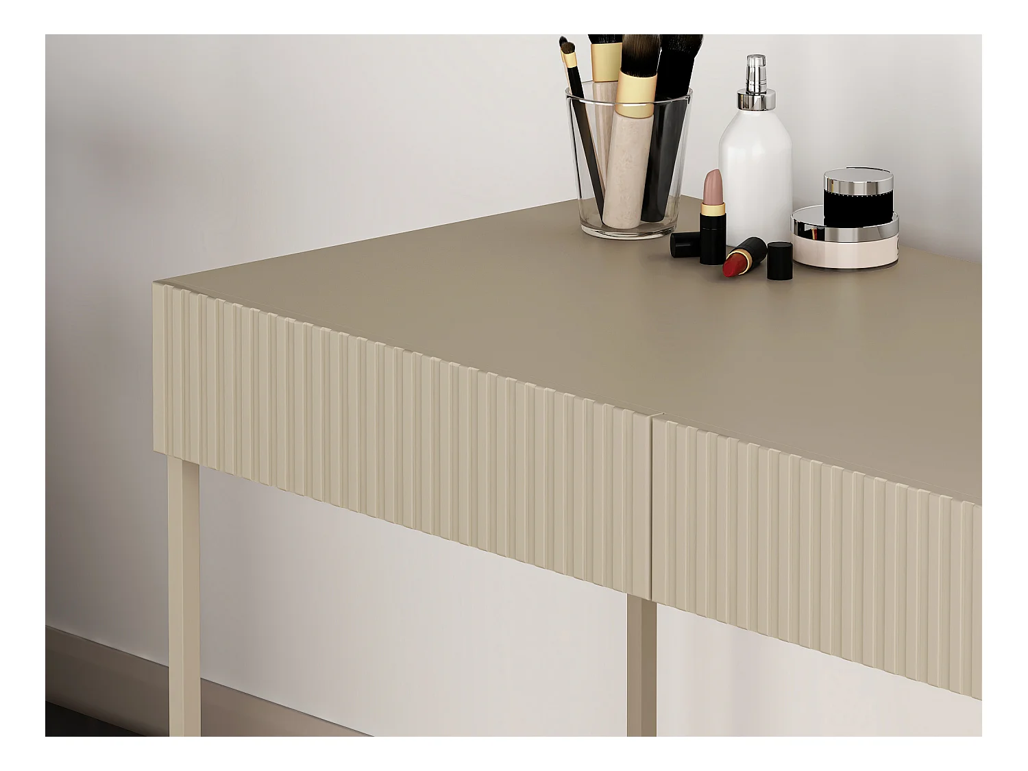 Escritorio con 2 cajones - Beige - CALDRIN de Pascal Morabito