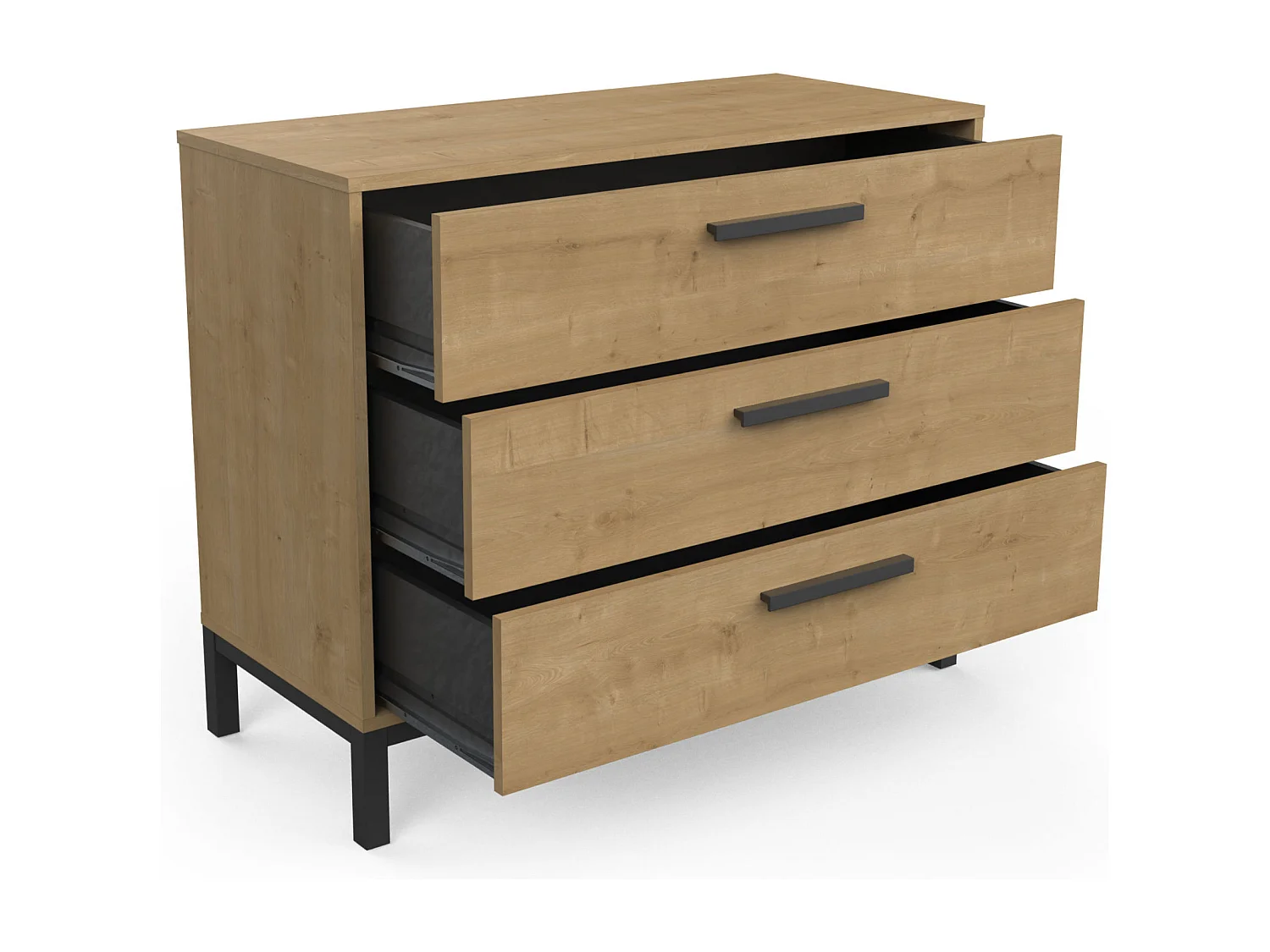 Commode 3 tiroirs L90,7 cm - CRAFT