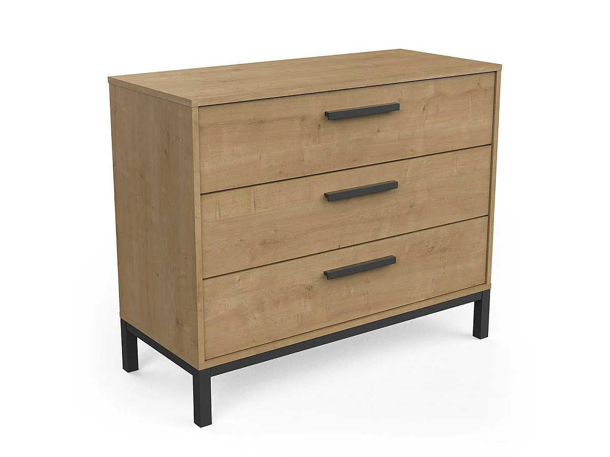 Commode 3 tiroirs L90,7 cm - CRAFT