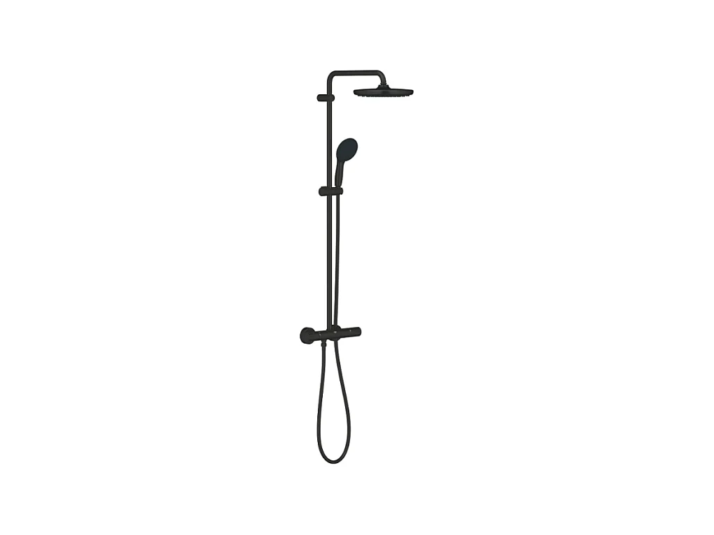 Colonne de douche thermostatique GROHE Vitalio Start 250 noire