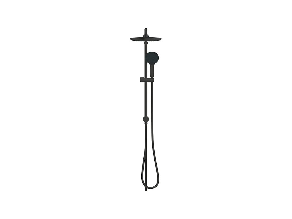 Colonne douche sans robinnetterie GROHE Vitalio Start 250 noire