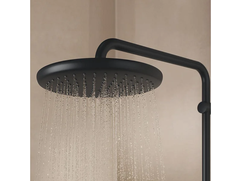 Columna de ducha sin grifo GROHE Vitalio Start 250 negro