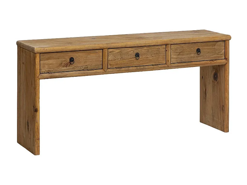 Console en pin recyclé Blaise