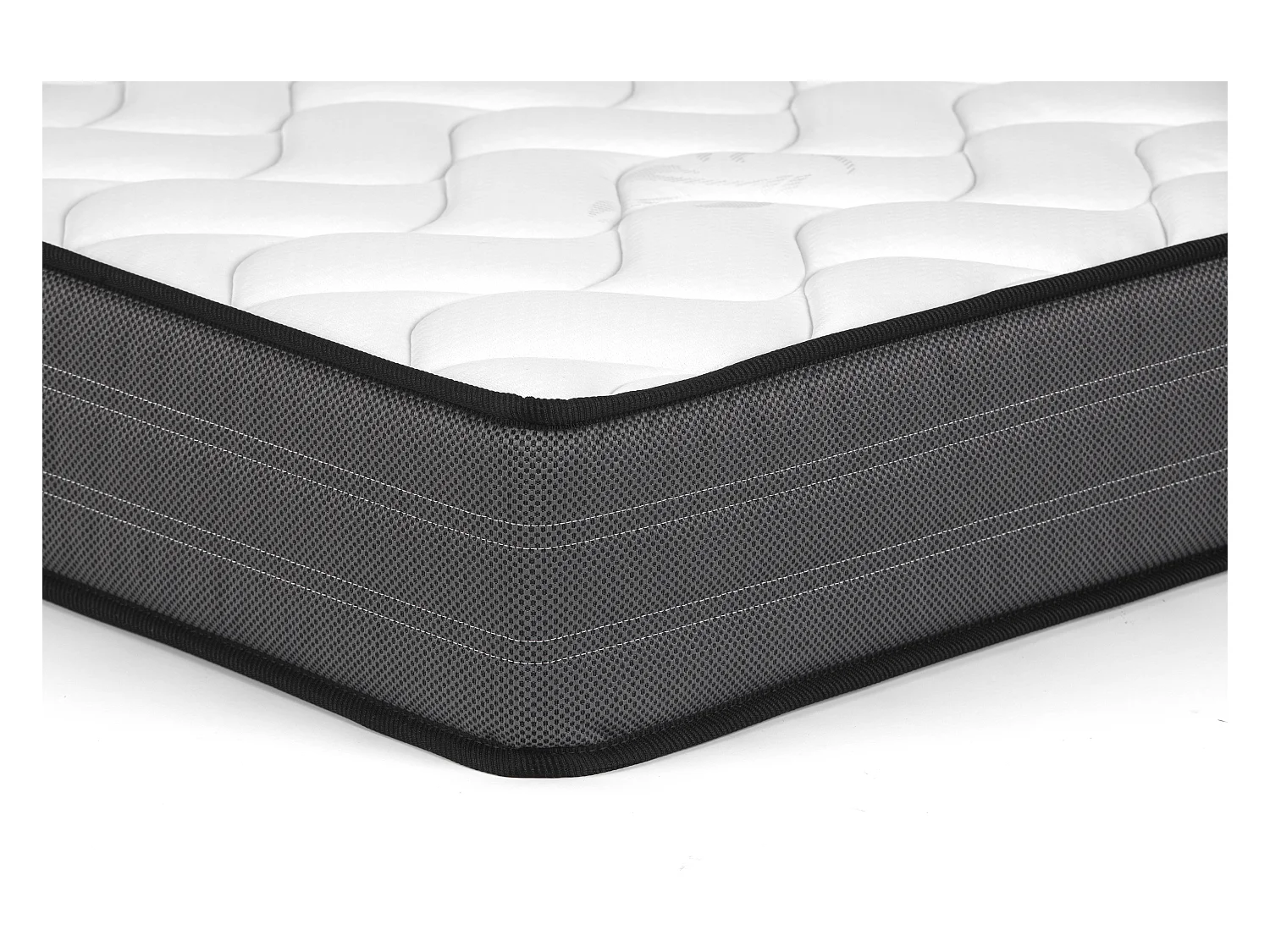 Madrass 200 x 200 cm med posefjæring 20 cm høyde - AMBRACIE fra YSMÉE