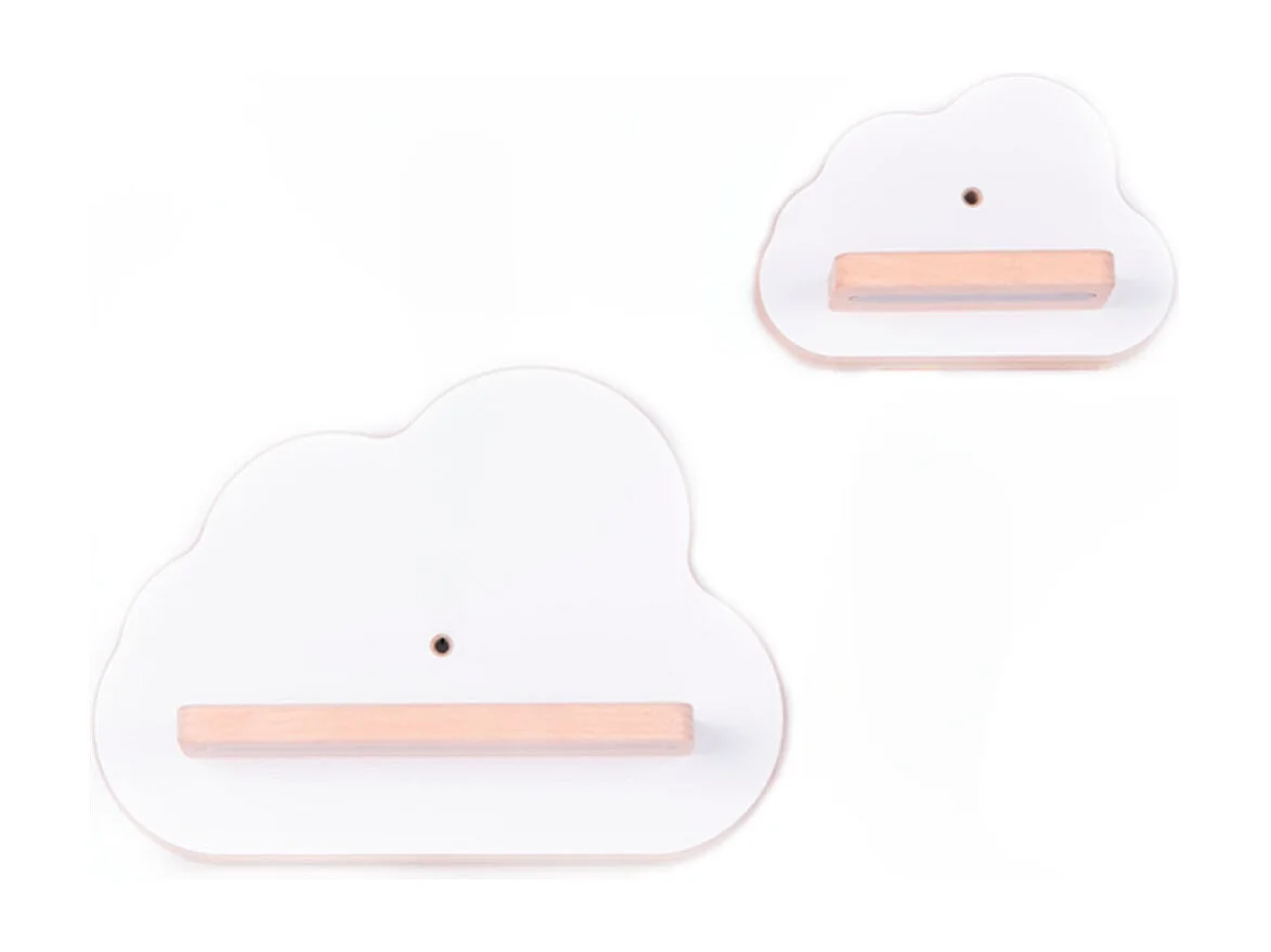 Wall Rack BOARTI Regal White H. 16 x W. 22 x D. 5 cm