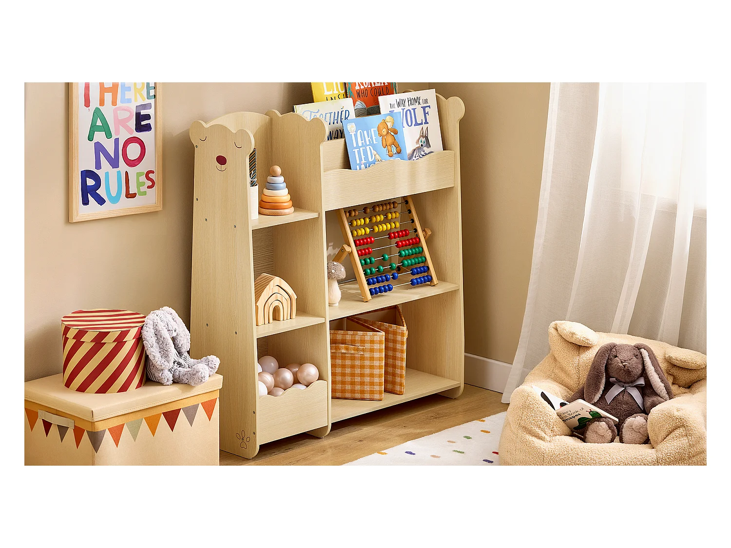 SoBuy Bücherregal kinder KMB101-N