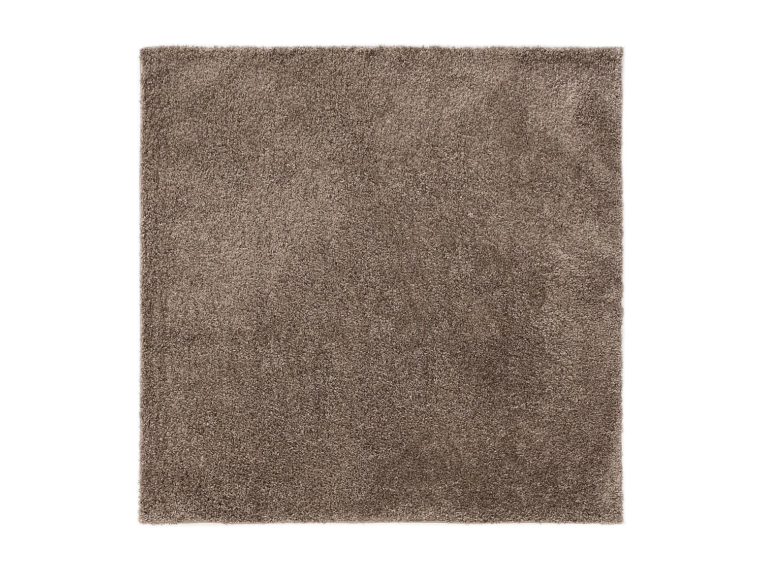 Tapis à poils longs Soho Taupe 160x160 cm