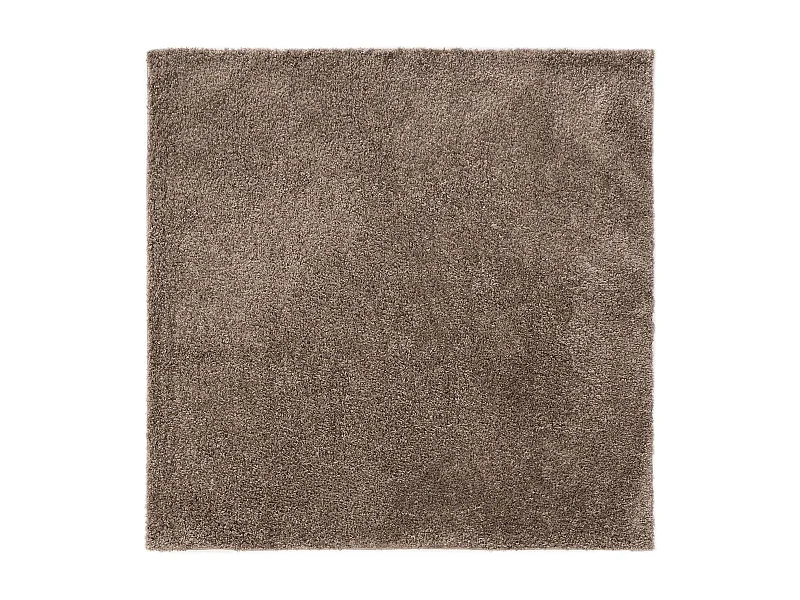 Tapis à poils longs Soho Taupe 160x160 cm