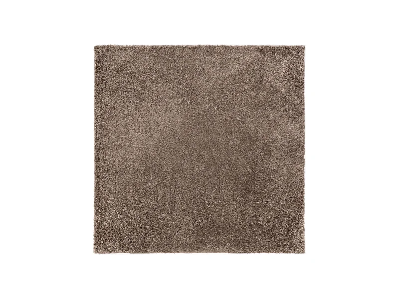 Tapis à poils longs Soho Taupe 200x200 cm