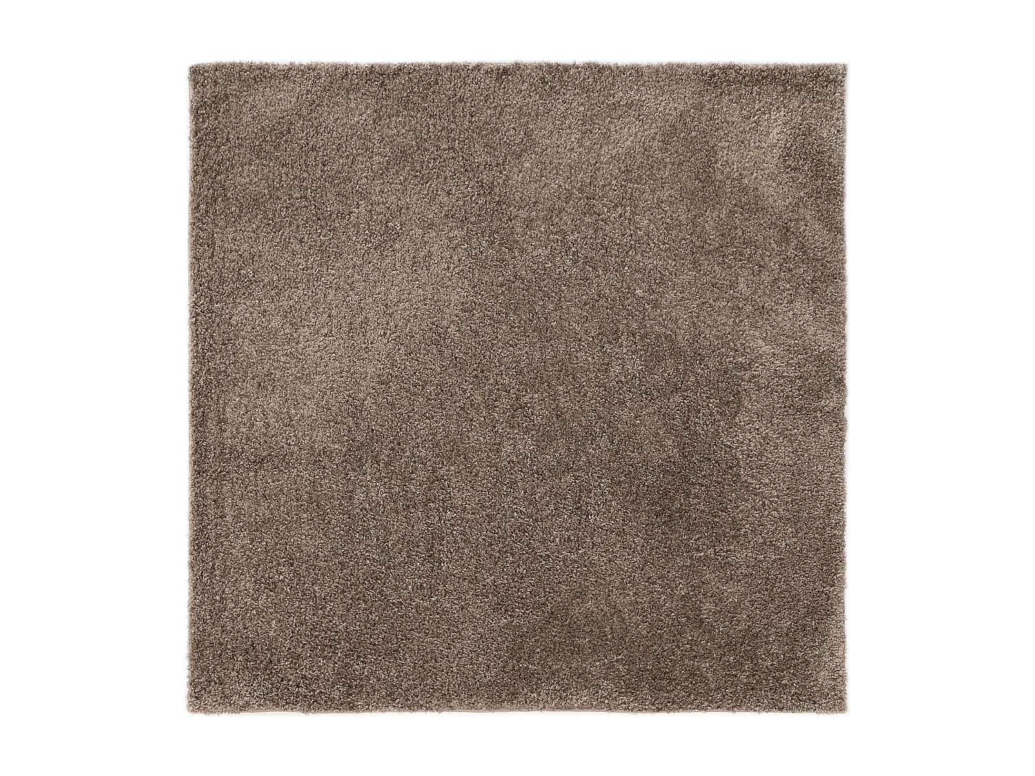 Tapis à poils longs Soho Taupe 200x200 cm