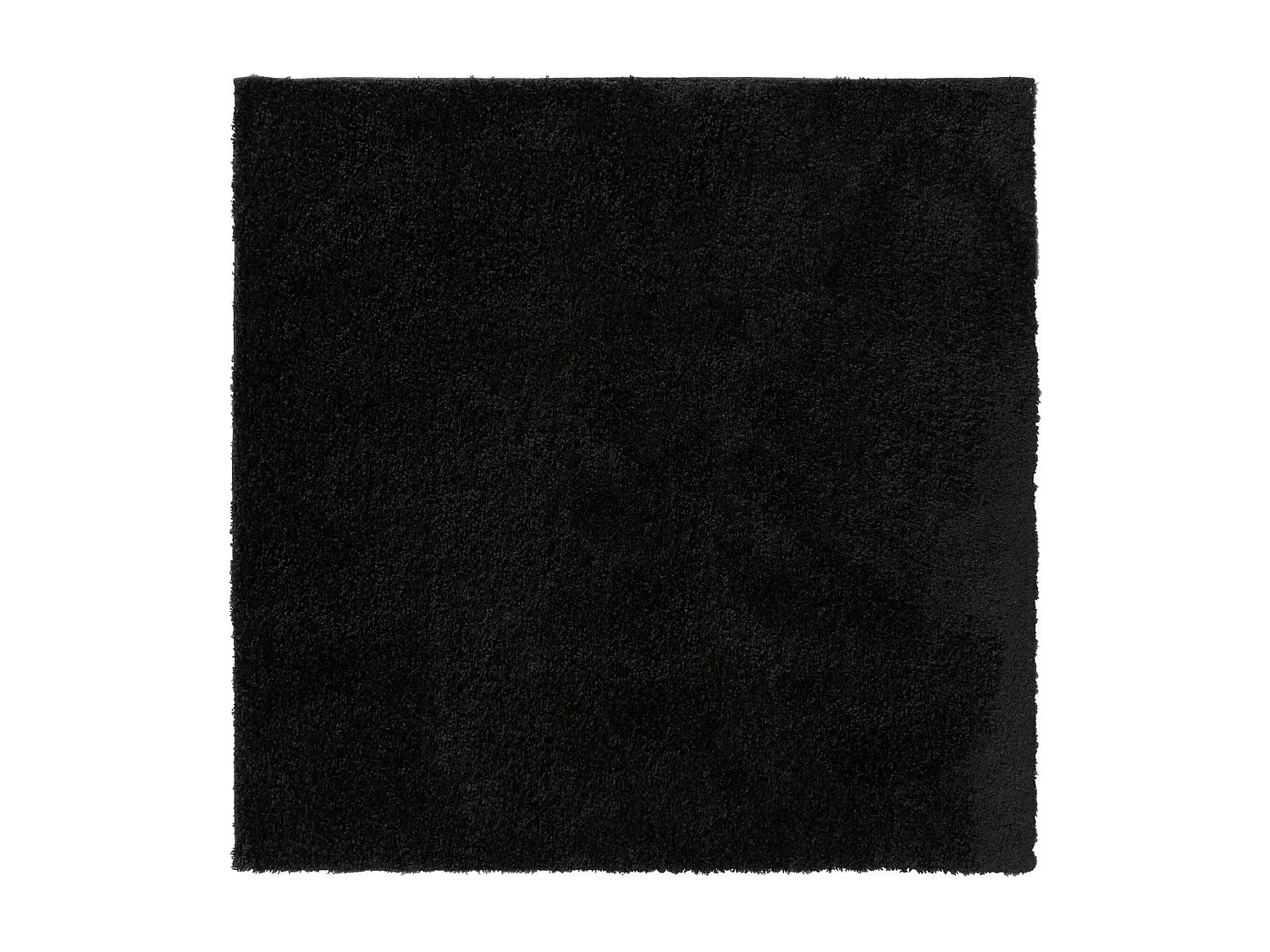 Tapis à poils longs Soho Noir 160x160 cm