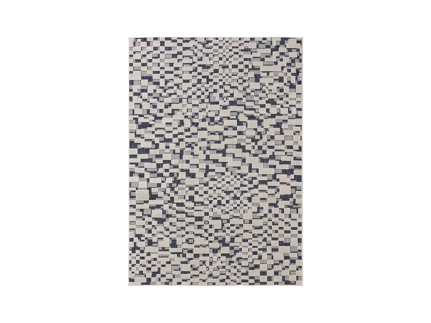 Tapis d'extérieur & intérieur Kaleo Bleu/Blanc 240x350 cm
