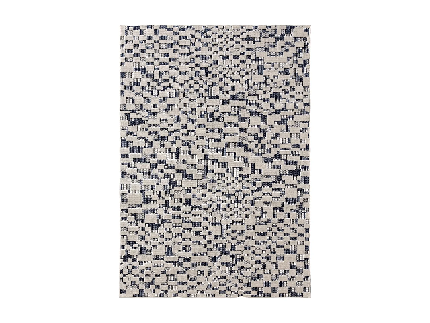 Tapis d'extérieur & intérieur Kaleo Bleu/Blanc 240x350 cm