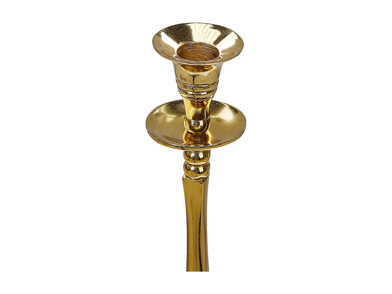 Kerzenständer 2er Set TIRAH Metall 31/36 cm Gold
