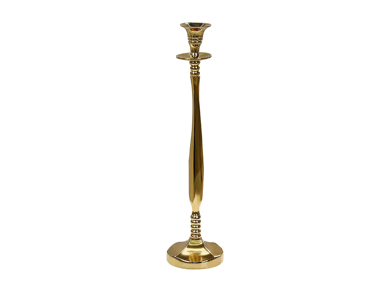 Kerzenständer 2er Set TIRAH Metall 31/36 cm Gold