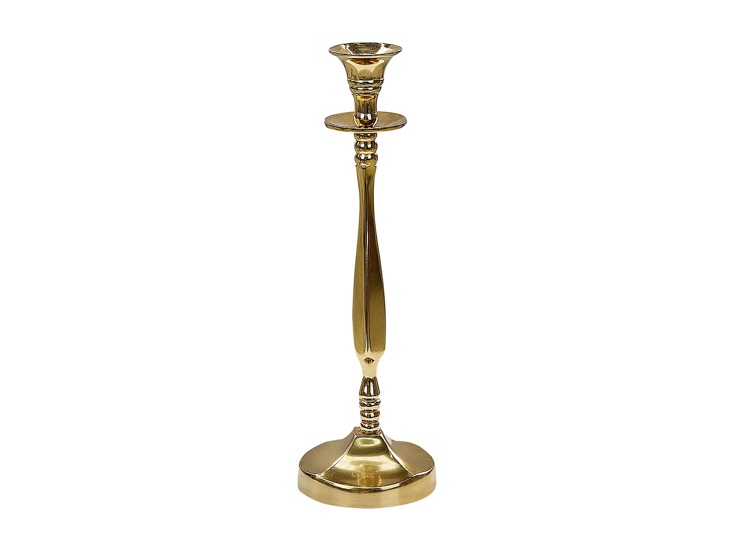 Kerzenständer 2er Set TIRAH Metall 31/36 cm Gold