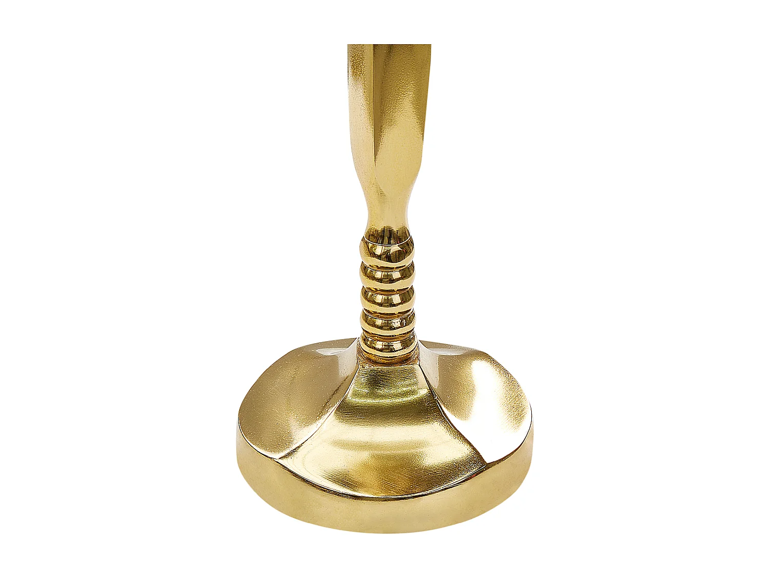 Kerzenständer 2er Set TIRAH Metall 31/36 cm Gold