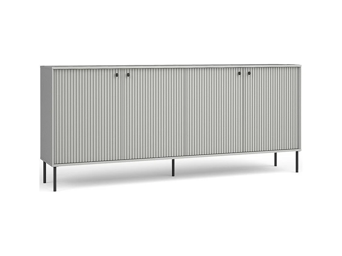 Grote Buffetkast met 4 deuren - Eetkamer / Woonkamer - Collectie ISIS - Kleur grijs