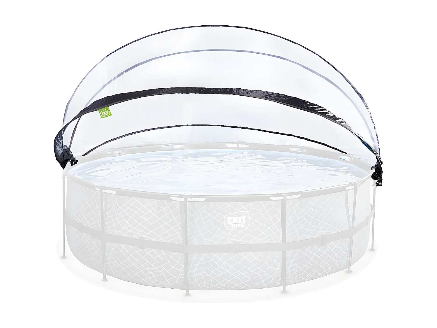 Dôme pour piscine tubulaire ronde de Ø 4,75 à 4,95 m - Exit Toys