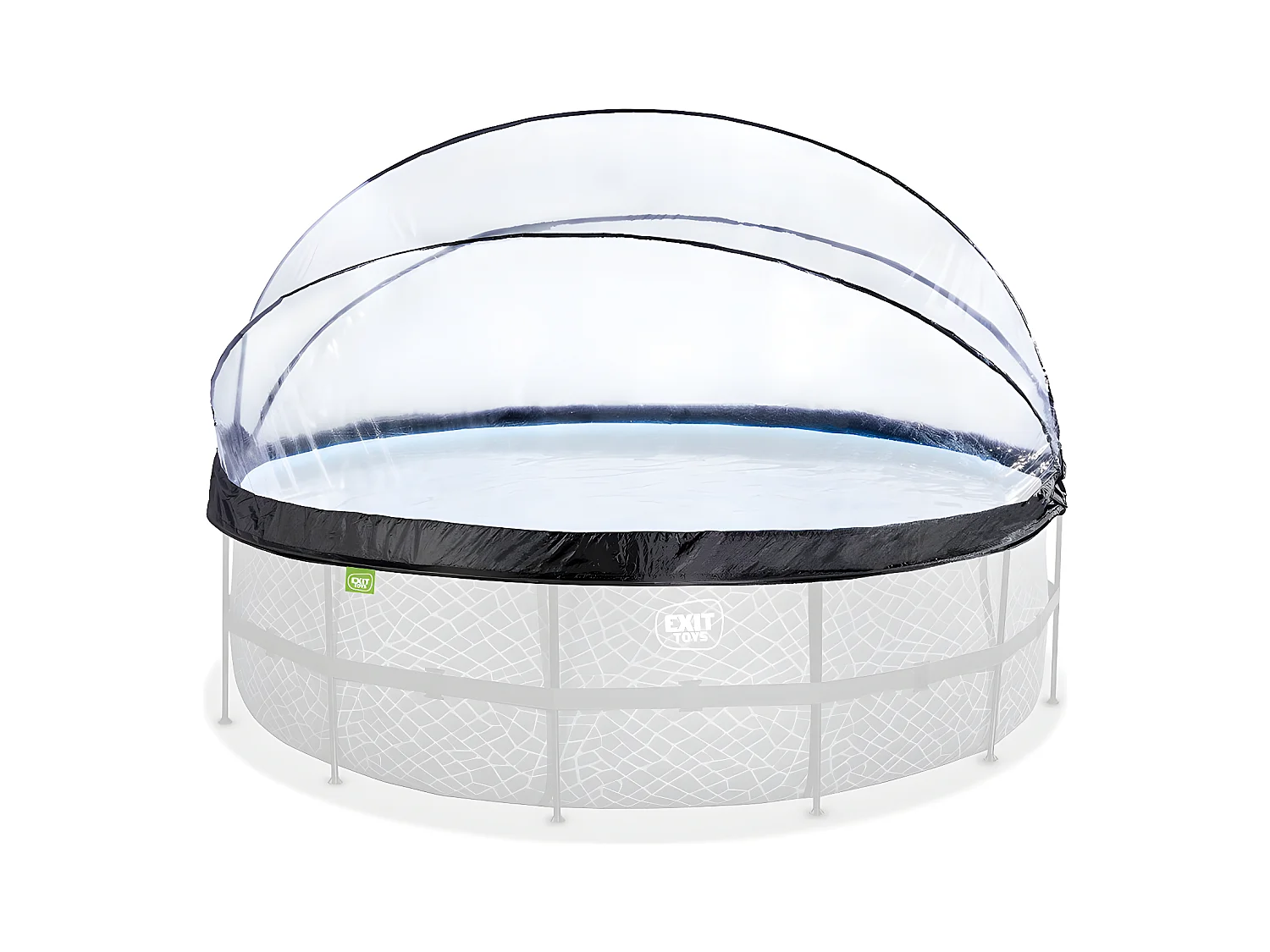 Dôme pour piscine tubulaire ronde de Ø 4,75 à 4,95 m - Exit Toys