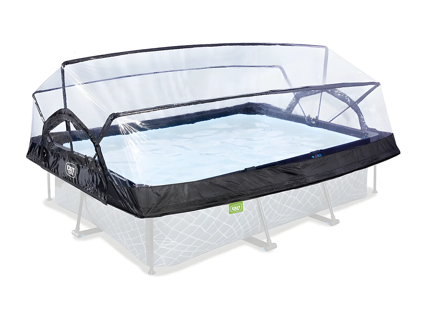 Dôme pour piscine tubulaire rectangulaire 2,20 x 1,50 m - Exit Toys
