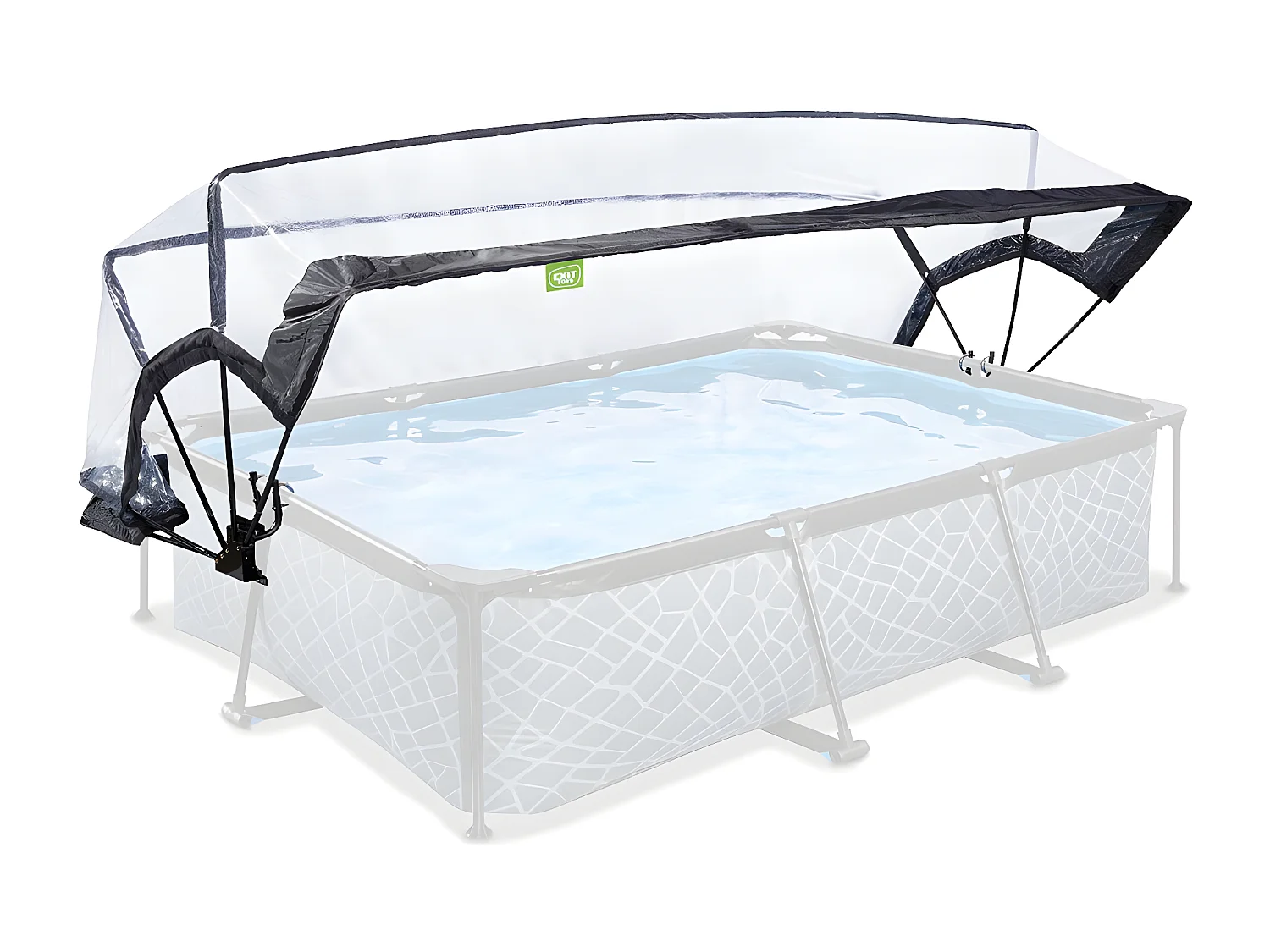 Dôme pour piscine tubulaire rectangulaire 3,00 x 2,00 m - Exit Toys