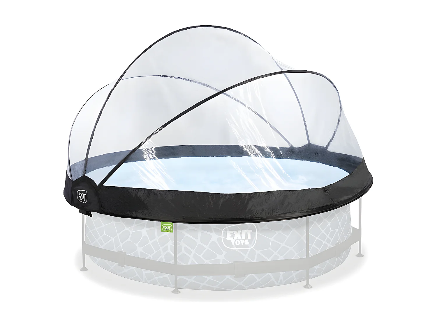 Dôme pour piscine tubulaire ronde de Ø 3,00 à 3,10 m - Exit Toys