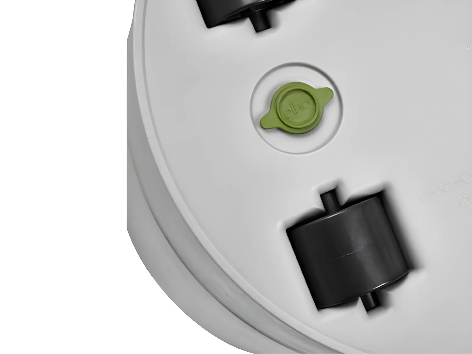 Pot de fleurs rond extérieur/intérieur Ø 43 cm Elho Aqua Care Greensense gris ciment