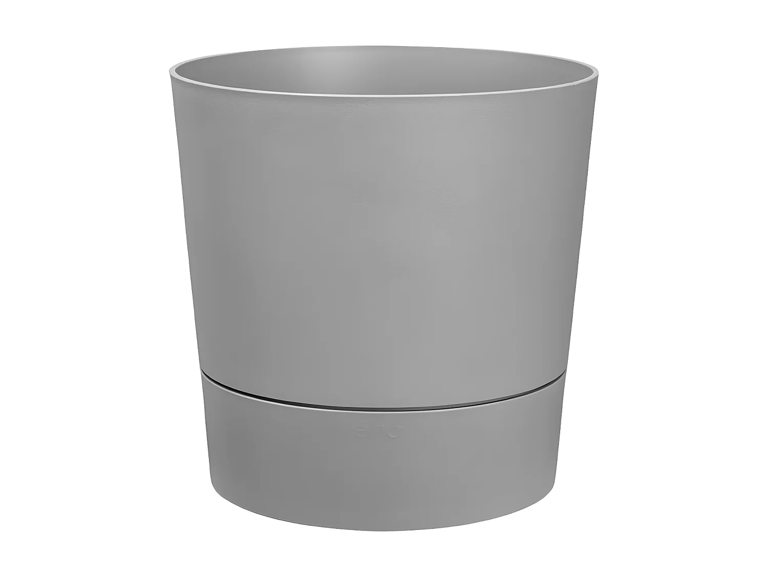 Pot de fleurs rond extérieur/intérieur Ø 43 cm Elho Aqua Care Greensense gris ciment